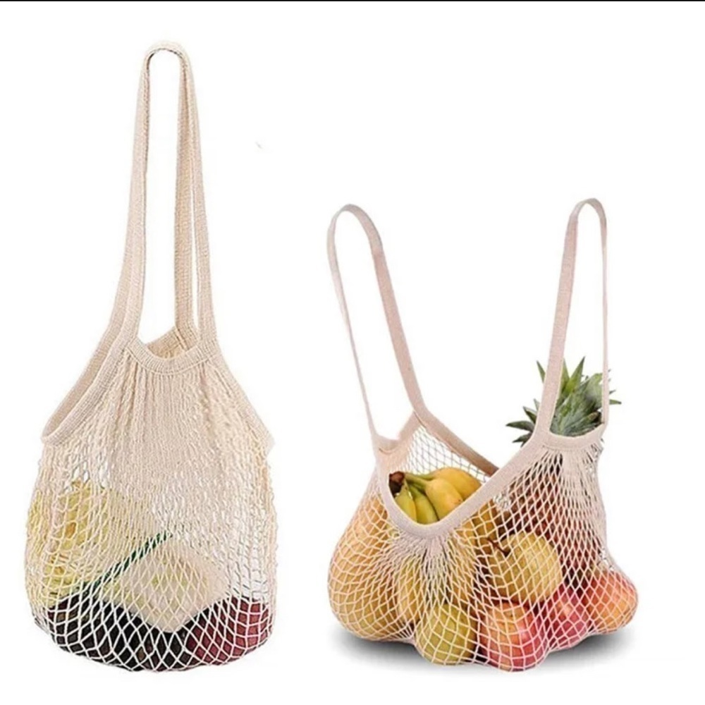 Organic MESH STRING ECO FRIENDLY CHEMICAL FREE ALL PURPOSE GROCERY SHOPPING BAG​ - Picture 5 of 7